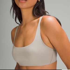Lululemon Wundermost Ultra-Soft Nulu Scoop-Neck Bralette *A-D Cups in Mojave Tan